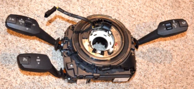 2009 2010 BMW X5 35d STEERING COLUMN SIGNALS WIPER STALK HEADLIGHT CLOCK SPRING Foto 1 de 4