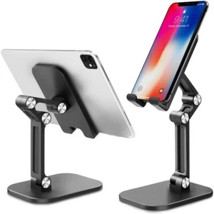 Adjustable Universal Tablet Stand Desktop Holder Mount Mobile Nokia 7.2/6.2/1.3 - Picture 1 of 7