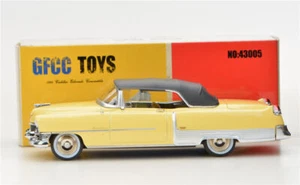 GFCC TOYS 1:43 1954 Cadillac Eldorado Convertible Aleación Coche Modelo Amarillo - Imagen 1 de 6
