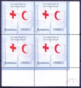 Romania 2004 MNH Rt Lo Corner Blk, Red Cross, Red Crescent - - Picture 1 of 1