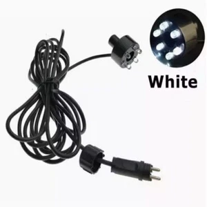 Underwater 6-LED Light Ring For Fountain Fish Pond Water Garden AC Adapter` - Picture 1 of 14