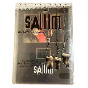 Saw III Unrated Edition DVD Widescreen 2006 Donnie Wahlberg Shawnee Smith - Imagen 1 de 2