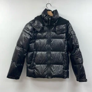 Girl's SAM S13 Duvet Down Puffer Coat Softshell Winter Jacket Black 14 - Picture 1 of 8