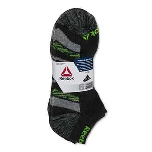 Reebok® Men's Pro Series Cotton Low Cut Socks, 6-Pack " RDM231LC10002 " - Picture 1 of 7
