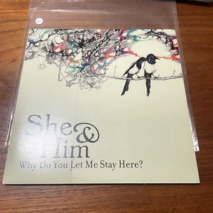 She & Him 7" Why Do You Let Me Stay Here / Lotta Love - UK Import Deschanel a621 - Picture 1 of 4