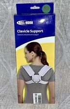 New BELL-HORN White M 30"-36" Unisex CLAVICLE SUPPORT Posture Adjustable Straps