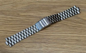 Original Original OEM Vintage Seiko Edelstahl Uhrenarmband Band 6,8 mm - Bild 1 von 11