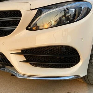 Cubierta de rejilla de ventilación de aire de luz antiniebla de parachoques para Mercedes Benz C W205 2015-2018 - Imagen 1 de 12
