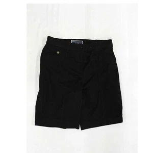 Karen Scott Women Shorts 8P Black Solid Stretch - Picture 1 of 2