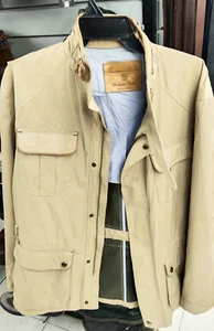 Massimo Dutti 3410 Jacket Men XL Zipper color 710 Beige color - Picture 1 of 24