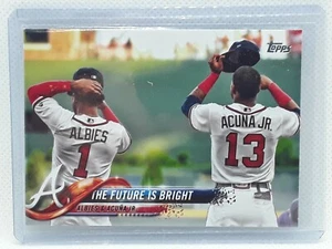 Ronald Acuna Jr + Ozzie Albies 2018 Topps Update Series - #US43 - Atlanta Braves - Bild 1 von 2