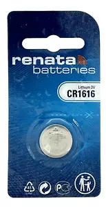 RENATA CR1616 3V Lithium Swiss Button Coin Cell Replacement Batteries - Picture 1 of 1