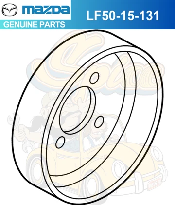 Polea bomba agua tributo Mazda3 Mazda5 Mazda6 2003-13 LF50-15-131 Foto 1 de 1
