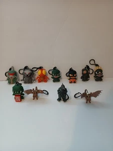 Godzilla Figura Bolsa Clip Juguete Figura Llavero Kaiju Lote De 11 - Imagen 1 de 8