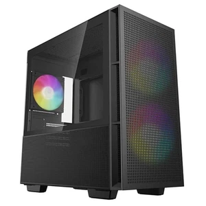DeepCool CH360 Black Micro ATX Case, Tempered Glass Window, 1x USB 3.0, 1x - Picture 1 of 3