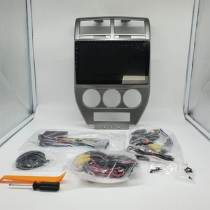 Android 15 Autoradio für Jeep Compass Patriot 2007-2010, Hikity 9" Touch Radio - Bild 1 von 3
