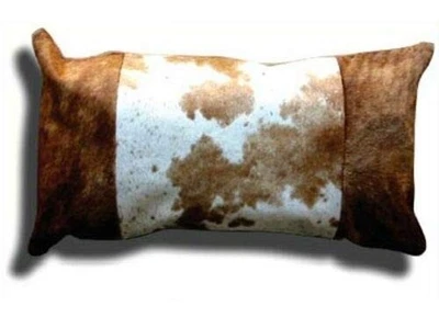 Cowhide Pillow Cover Cushion Cow Hide Hair on Cover 12¨ X 24¨. - Image 1 of 3
