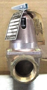 BELL & GOSSETT 110134 1" 1170-100 3,060,000 BTU/HR Capacity Bronze Relief Valve - Picture 1 of 11