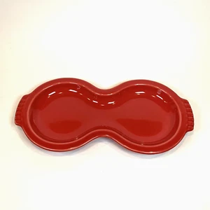 Fiesta Ware Scarlet Red Cream Sugar Set - REPLACEMENT TRAY ONLY Homer Laughlin - Picture 1 of 7