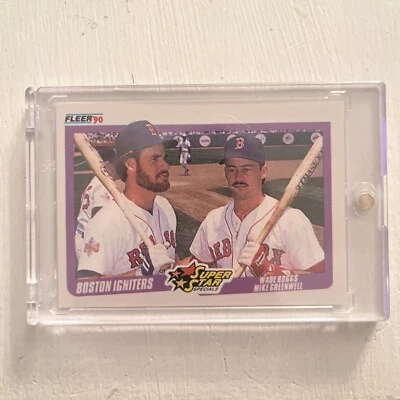 Fleer 1990 - Super Star Specials #632 Wade Boggs, Mike Greenwell Foto 1 de 2