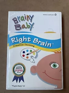 Brainy Baby--Right Brain Infant Learning DVD: Creative Thinking. factory sealed - Foto 1 di 4