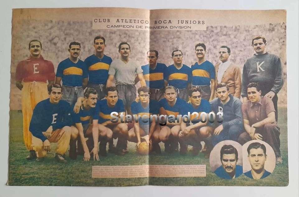 博卡青少年冠军 1943 年 - 原版海报 - 阿根廷 — 第 1/1 张图片