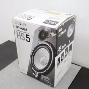 Yamaha HS5 Series HS5 Studio Monitor Black Operation Confirmed with Original Box - Picture 1 of 10