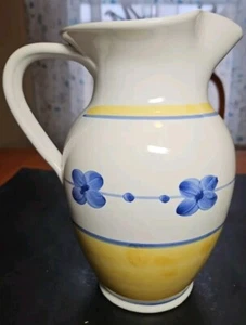 9,5" handbemalter 64 Unzen Krug "Marina" von Caleca Pottery Made in Italy - Bild 1 von 24