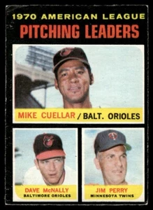 1971 O-Pee-Chee Mike Cuellar/Dave McNally/Jim Perry LL #69 R117 - Picture 1 of 2