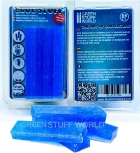 Green Stuff World Blue Bakeware 4 Bars Create Reuse Improved Instant Shape Therm - Picture 1 of 3