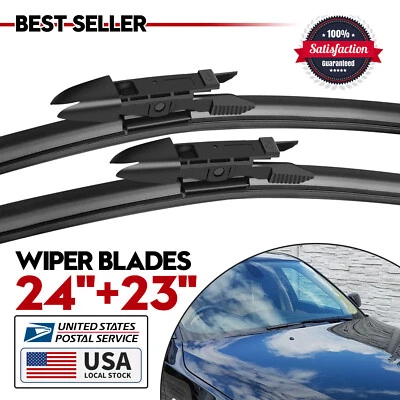 Limpiaparabrisas delantero 24"+23" toda temporada para BMW 545i 525i M54 2004-2005 Foto 1 de 4