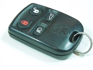 JAGUAR XKR XK8 entrada sin llave mando a distancia transmisor LJE2610-AB EXCELENTE - Imagen 1 de 4