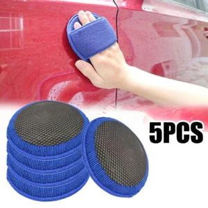 Car Wash Magic Clay Polish Sponge Microfiber Car Wax Applicator Pad Sponge Parts - Picture 1 of 12