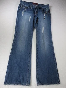 Hot Kiss Jeans Womens Size 3 Straight Leg Blue Denim - Picture 1 of 8