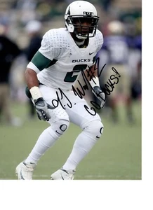 TJ WARD OREGON DUCKS  SIGNED 8X10 PHOTO W/COA - Picture 1 of 1