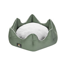 Veehoo Pet Calming Bed Soft Warm Round Donut Cat Dog Nest Cushion Washable Mat