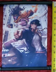 Jojo's bizarre adventure Jotaro Kujo Anime Wall Scroll Poster (Brand New) - Picture 1 of 3