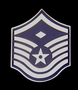 MASTER SERGEANT E-7 MSGT LAPEL HAT PIN US AIR FORCE VET RANK FIRST SERGEANT* - Picture 1 of 24