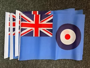 RAF ENSIGN Pack of 4 Mini flags 22cm x 15cm FLAG 9x6 inch ROYAL AIR FORCE R.A.F. - Picture 1 of 1