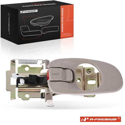 Manija de puerta interior beige delantera o trasera izquierda para Kia Sephia 1998-2001 Spectra Foto 1 de 4