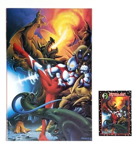 Ultraman #3 Virgin Variant CVR w/Mutant Trading Card (1993) Nemesis Comics - Picture 1 of 2