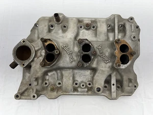 Mopar Poly 318 Tri-Power Aluminum Intake Manifold 3x2 LA Block for 2 Barrel Carb - Picture 1 of 17