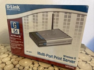 NEW D-Link DP-G321 Multi-Port Print Server Wireless Air Plus G 802.11g 54Mbps - Picture 1 of 4