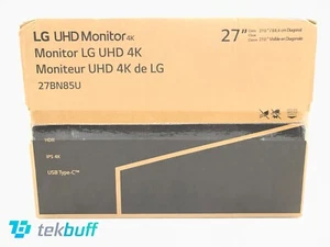 LG 27BN85UN-B 27" 4K HDR Monitor - FreeSync Compatible - Picture 1 of 2