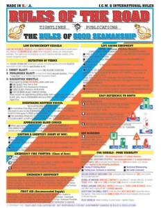 Nautical Rules of The Road #1- Waterproof Quick Reference Guide - Bild 1 von 2