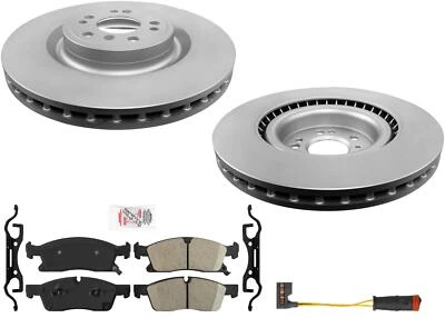 Rotores de freno de disco delanteros pastillas de cerámica para Mercedes Benz GL350 2013-2016 Foto 1 de 4