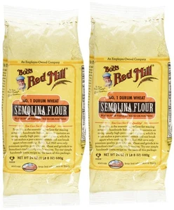 Bob's Red Mill Semolina Pasta Flour - 24 oz - 2 Pack - Picture 1 of 4