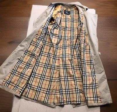 Burberrys London Trench Car Rain Spring Coat Mens 50 Regular Vintage Read - Image 1 of 4