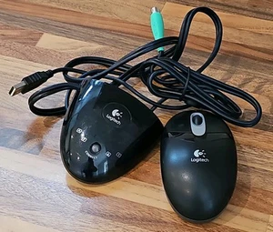 Logitec Cordless Mouse and Keyboard Receiver C-BO17 - WITH MOUSE USED - Afbeelding 1 van 8
