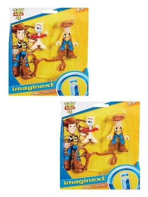 2 - PK - Figuras Imaginext con Disney Pixar Toy Story Forky y Woody Foto 1 de 4